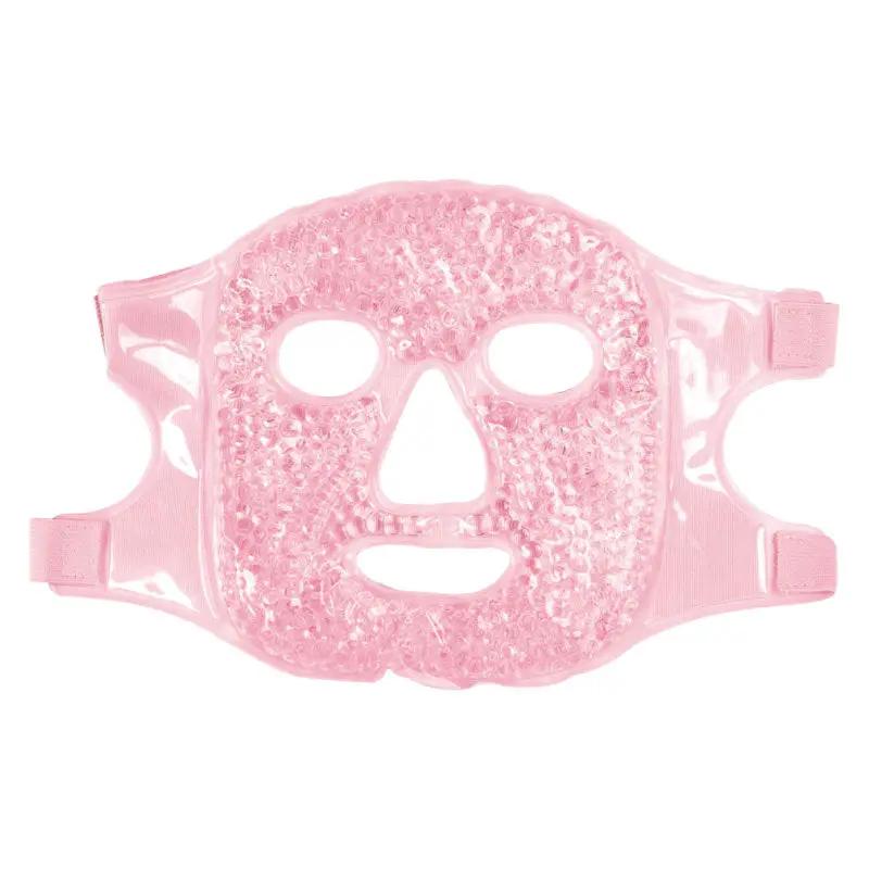 AdTec pink gel eye mask for hot/cold therapy with adjustable straps