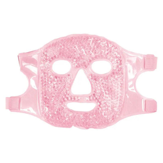 AdTec pink gel eye mask for hot/cold therapy with adjustable straps
