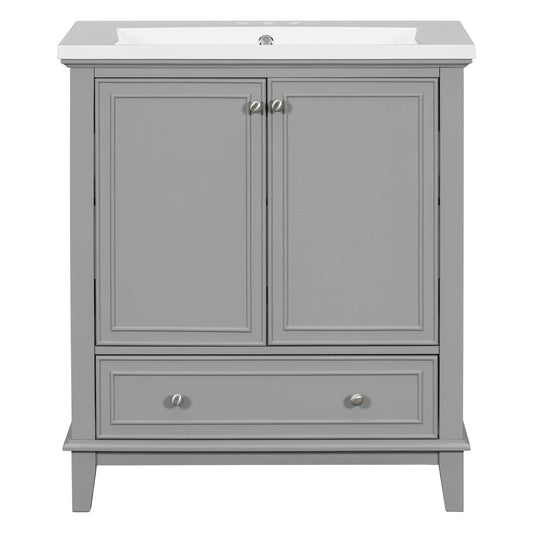 30inchgrey Bathroom Vanity with Sink by eprolo