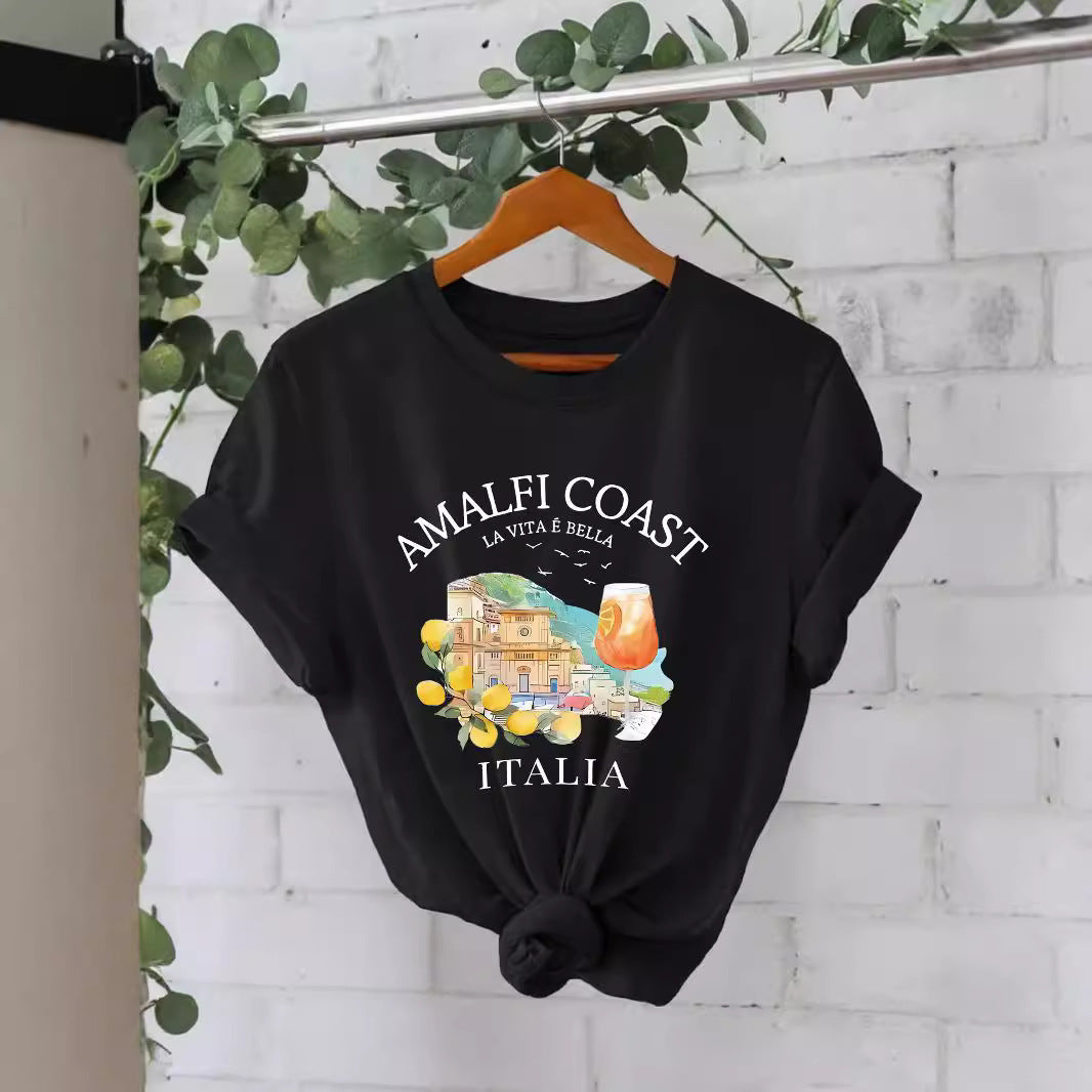 T-shirt imprimé à motifs