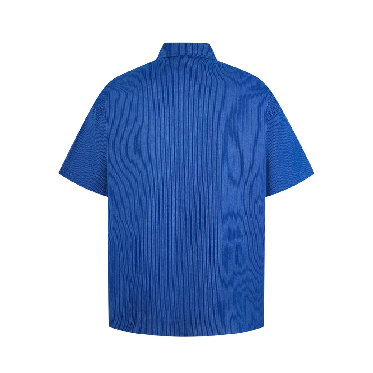 Chemise brodée à manches courtes chat arc-en-ciel