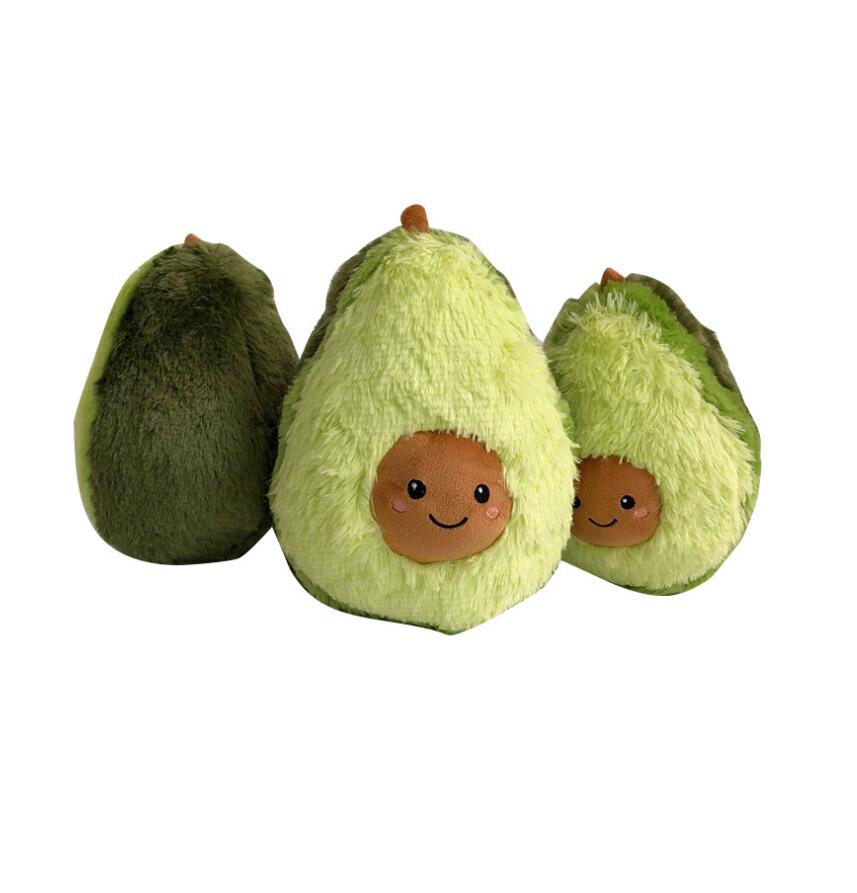 Almohada de aguacate de peluche