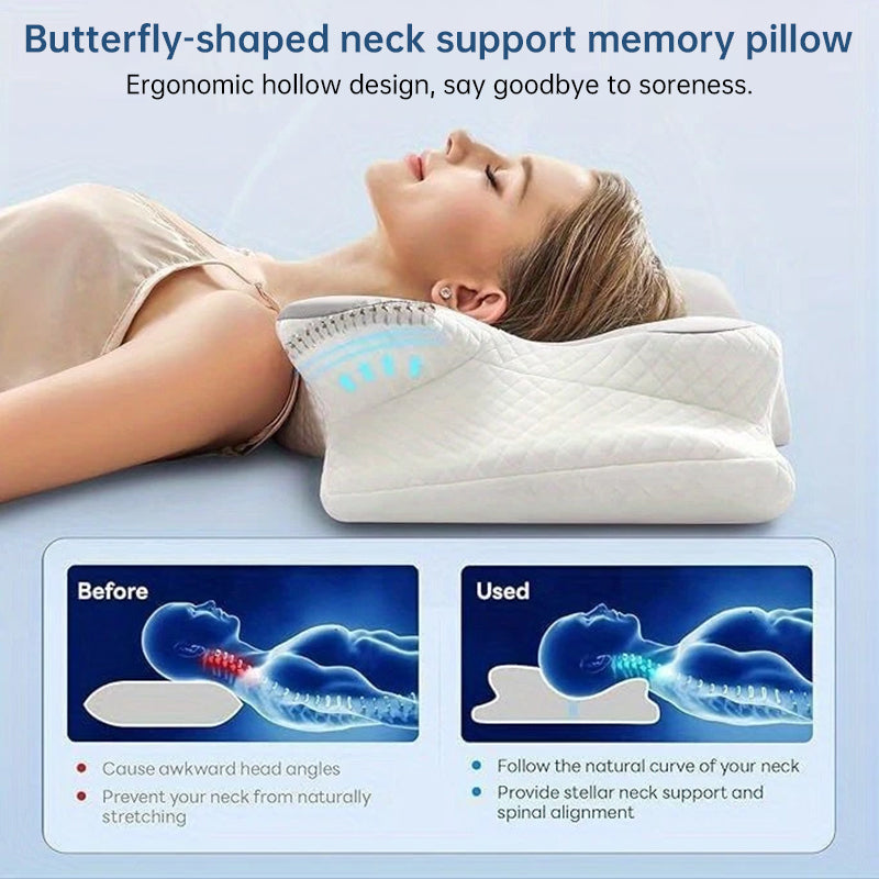 Cooling Viscoelastic Memory Foam Pillow