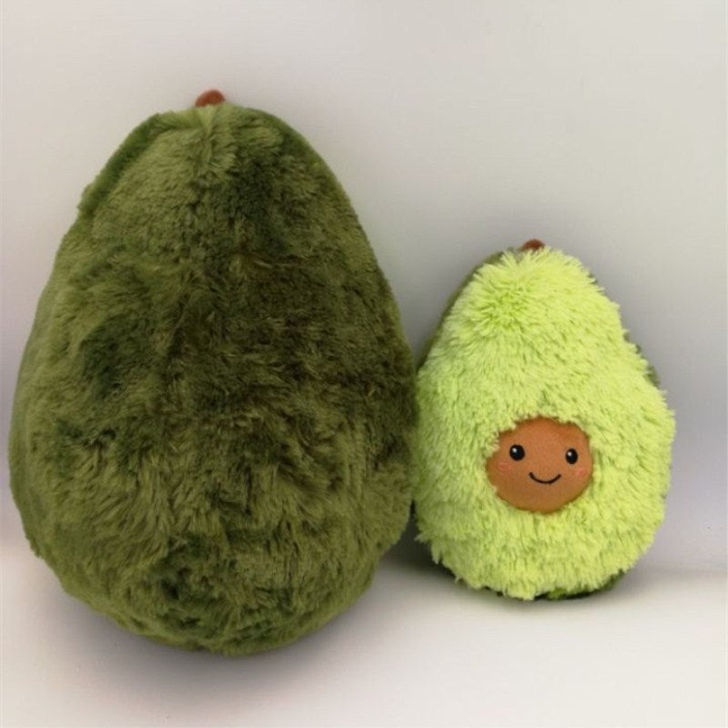 Almohada de aguacate de peluche