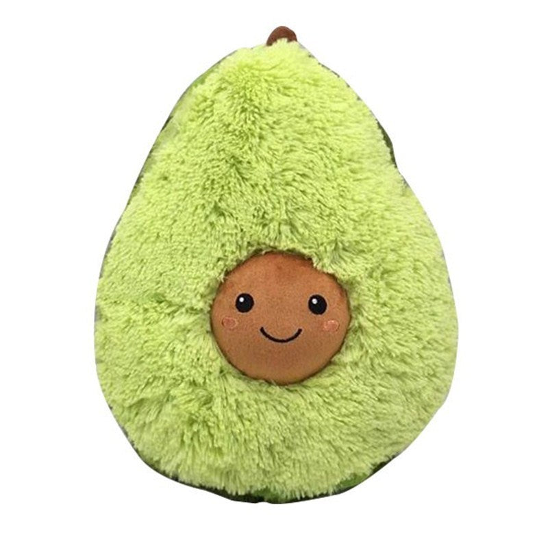 Almohada de aguacate de peluche