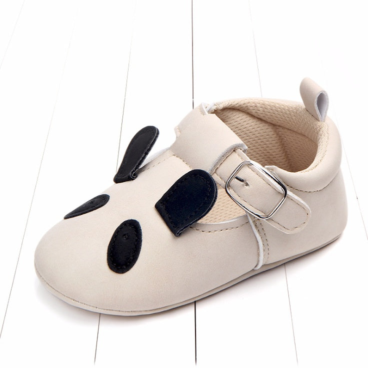 Zapatos de bebé de dibujos animados de primavera y otoño, cuero mate, antideslizantes, suela blanda, para bebés, venta al por mayor 0884