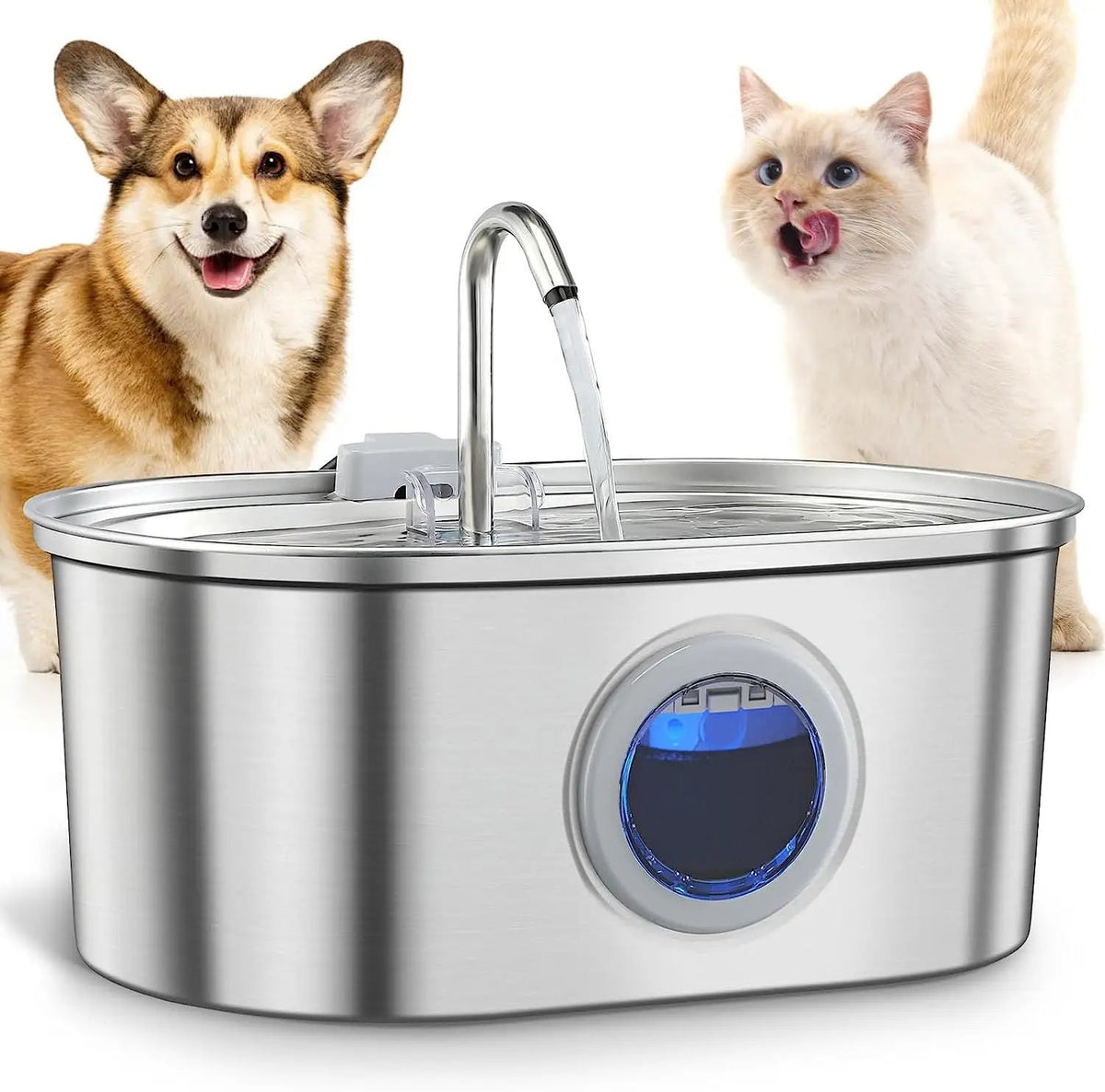 Water Feeder Stainless Steel Pet Water Dispenser AdTec