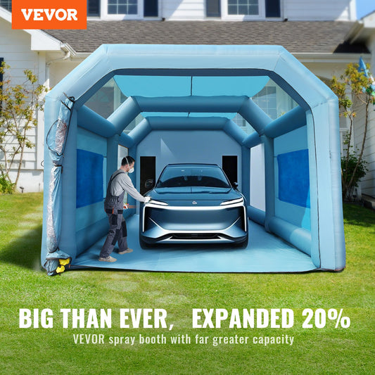 Cabine de peinture gonflable 26x15x11ft, Cabine de pulvérisation gonflable