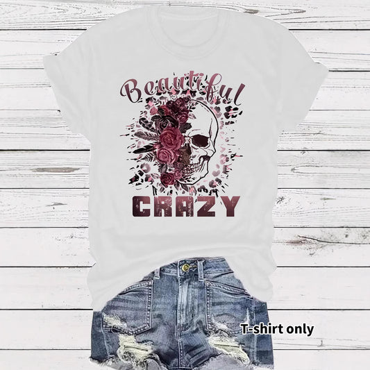 T-shirt imprimé tête de mort