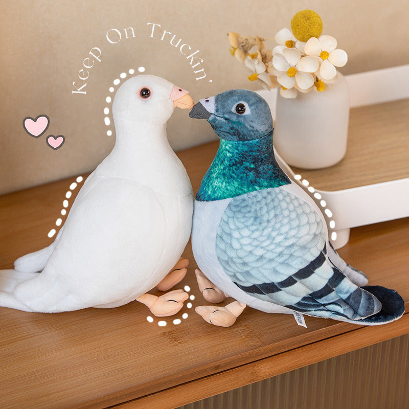 Peluche Oiseau Pigeon de Dessin Animé