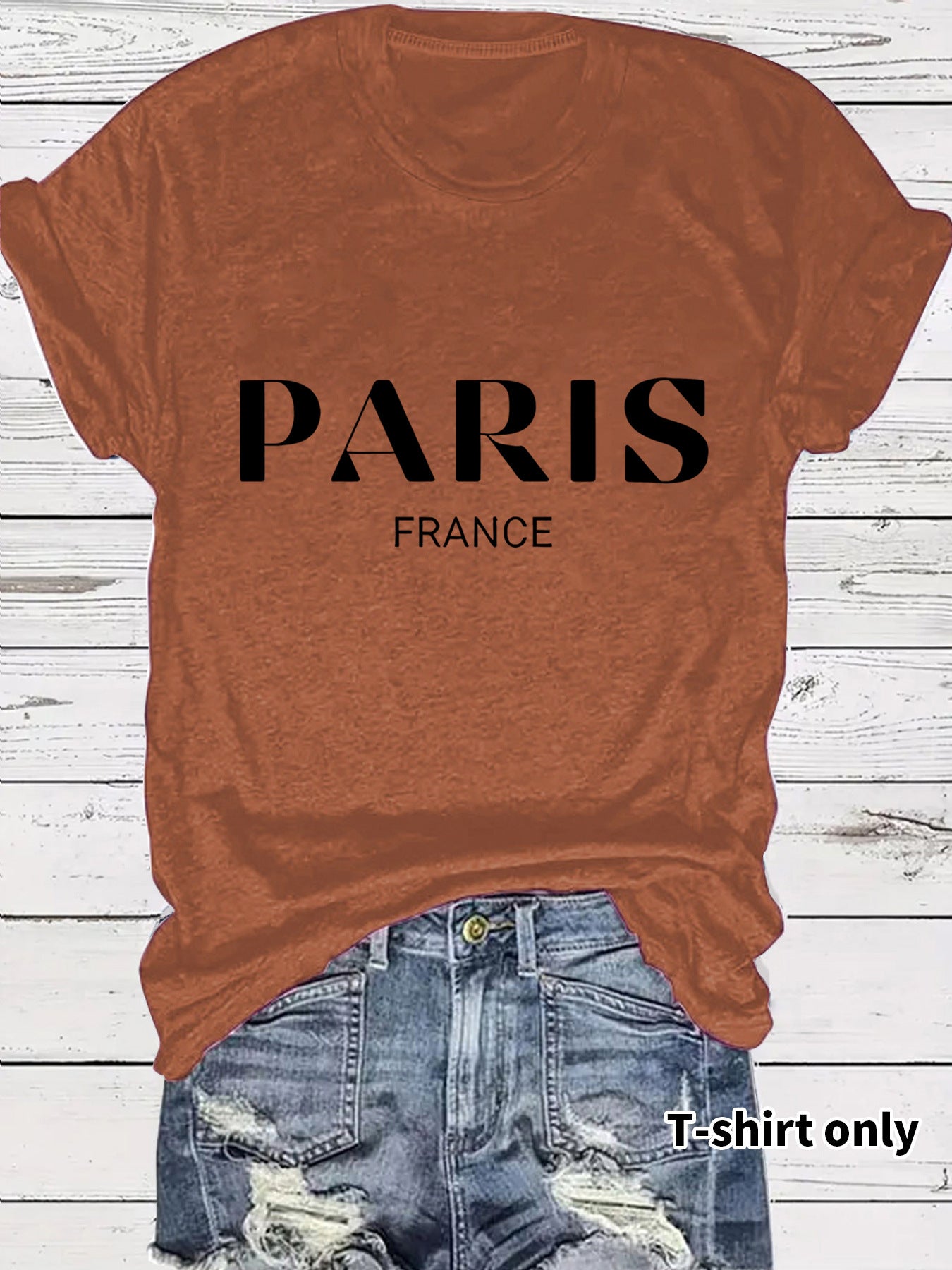 Camiseta Letras de París