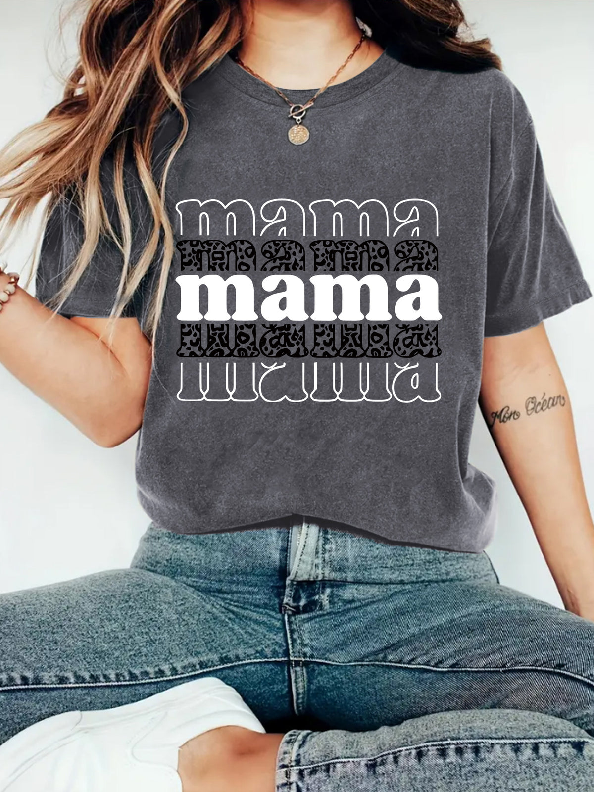 T-shirt motif Maman