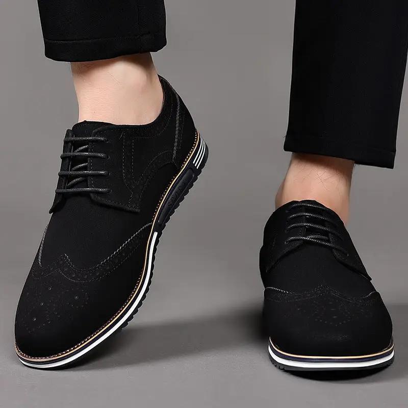 Harrington carved leather flats by eprolo in black with distinct white sole