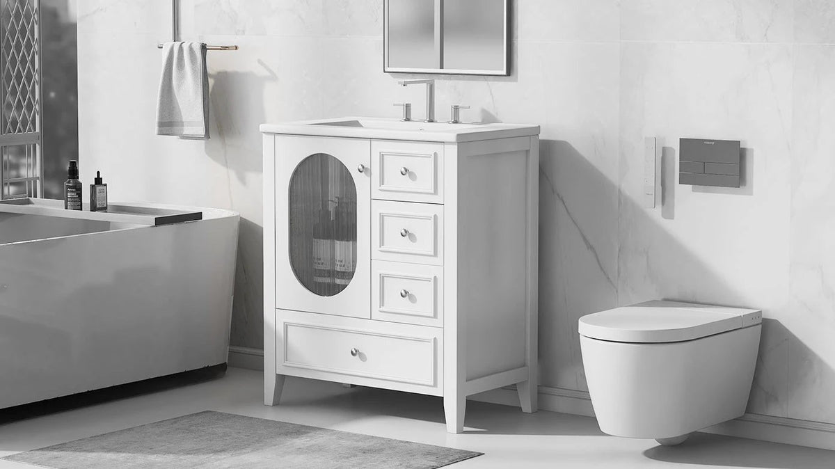 30" Bathroom Vanity with Sink by eprolo