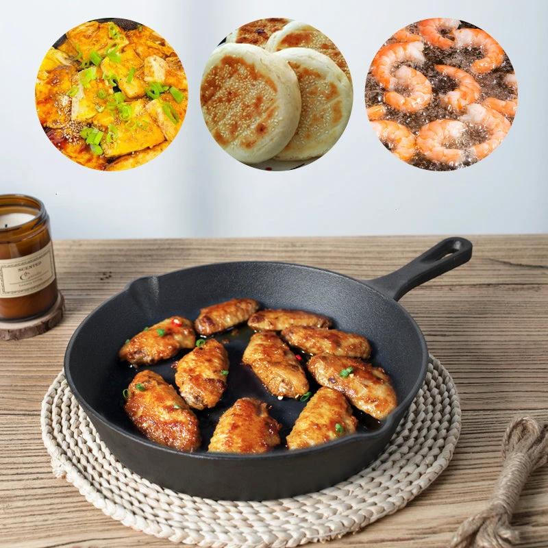 Non coated frying pan, small frying pan, household non stick flat bottomed pan set by eprolo