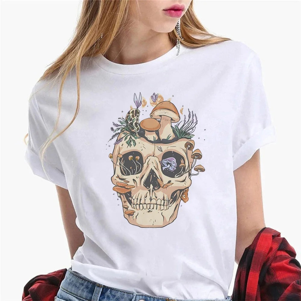 T-shirts Femme Graphiste T-shirts Filles Harajuku Cl
