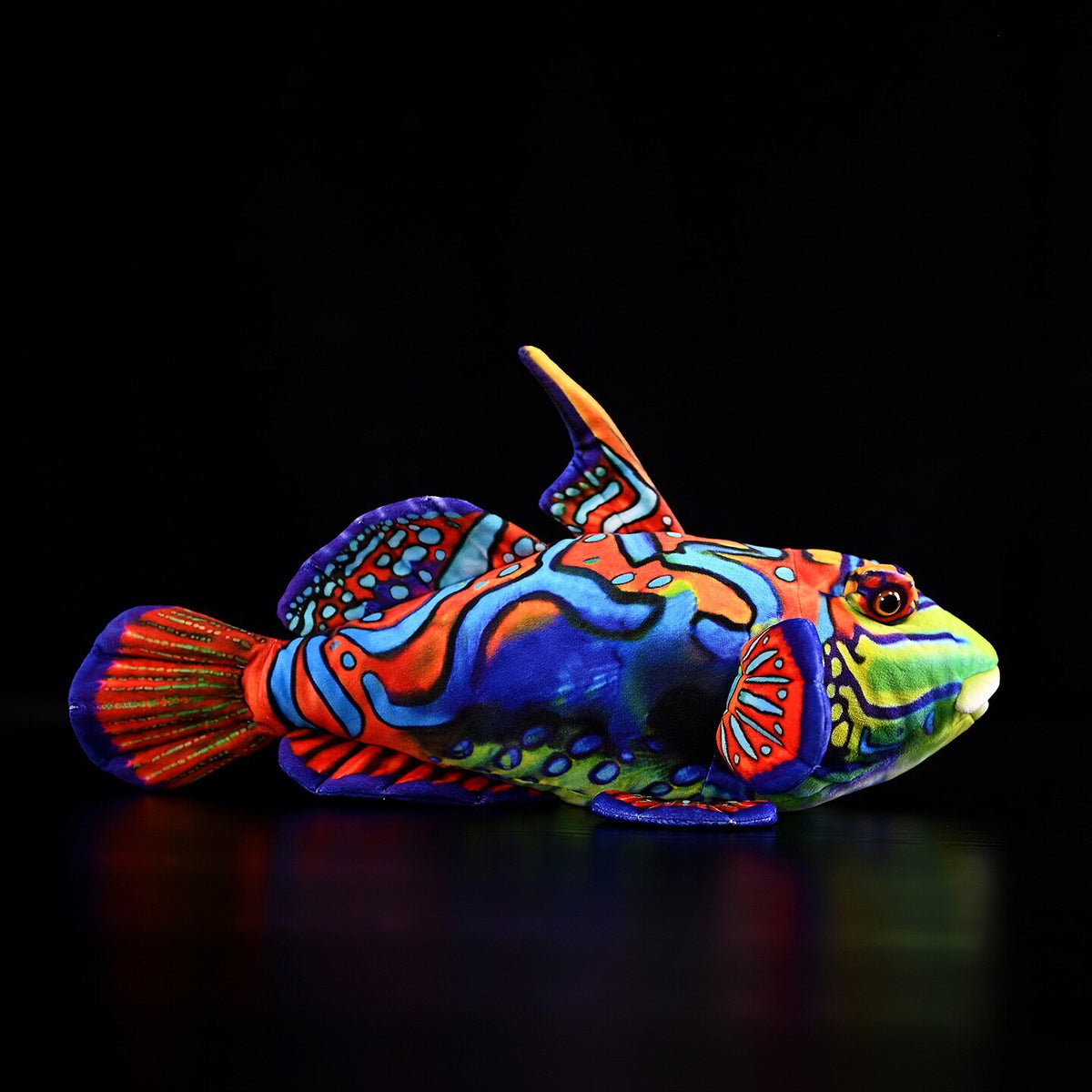 Multicolored Spotted Fin Plush Toy