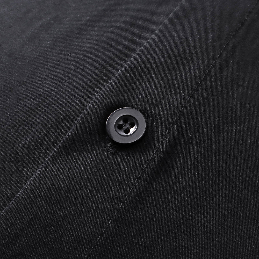 Chemise à manches courtes imprimée motif flou