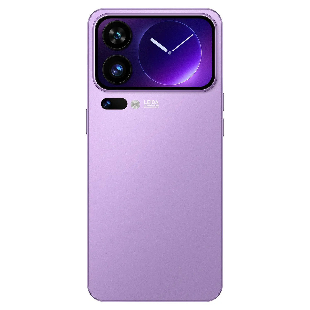 M17 Pro Max Smartphone AdTec in purple with Leica-branded dual-camera module on back
