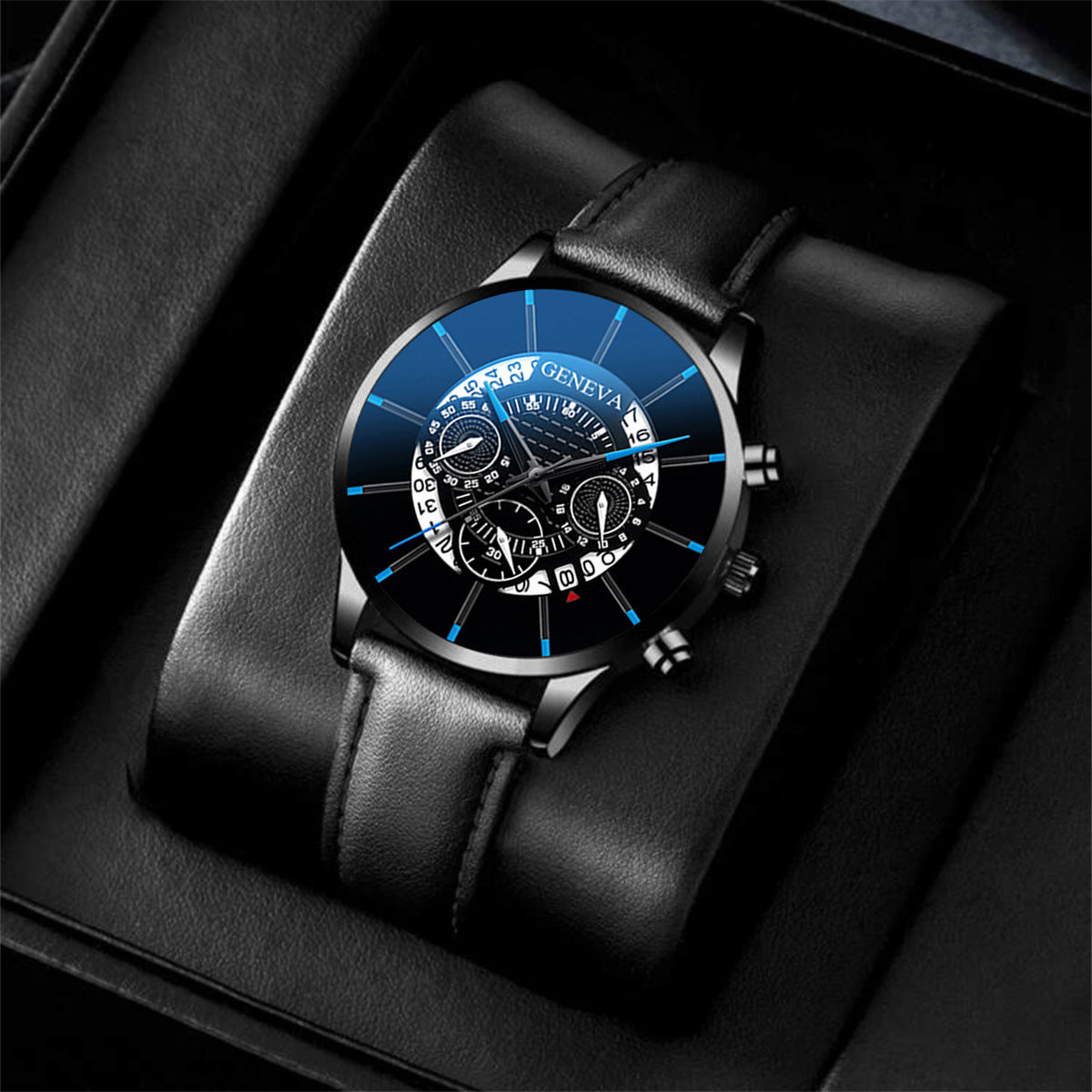 Reloj de cuero casual para hombre de negocios