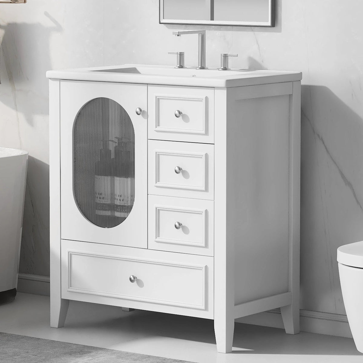 30" Bathroom Vanity with Sink by eprolo