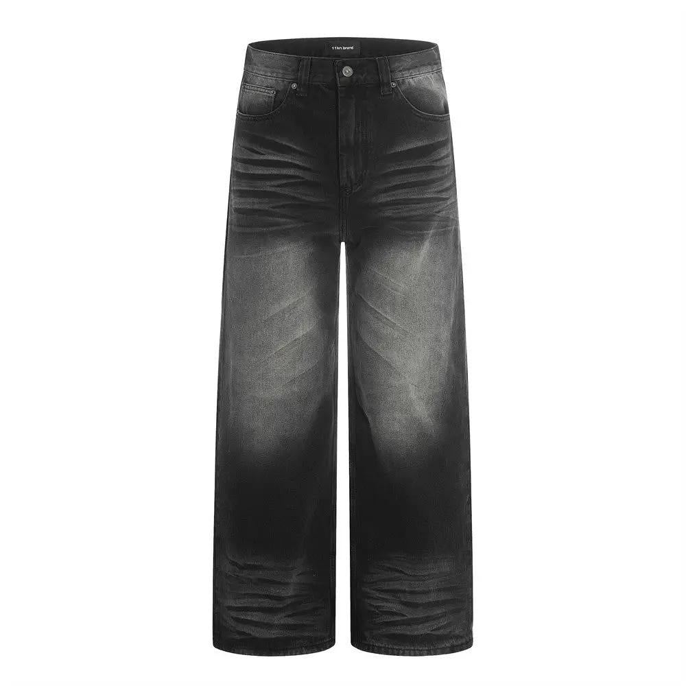 Pants by eprolo, comfortable color-washed denim with a straight-leg cut for casual wear