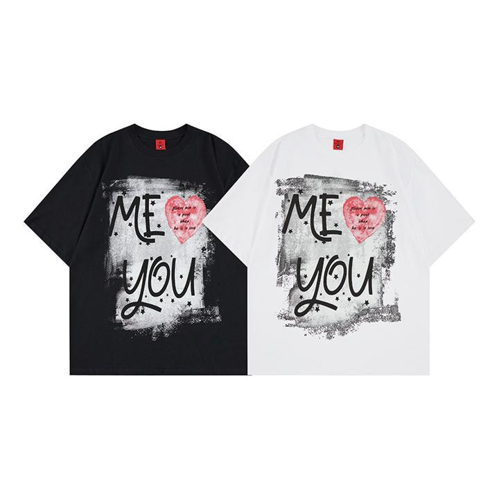 Letter short sleeved T-shirt