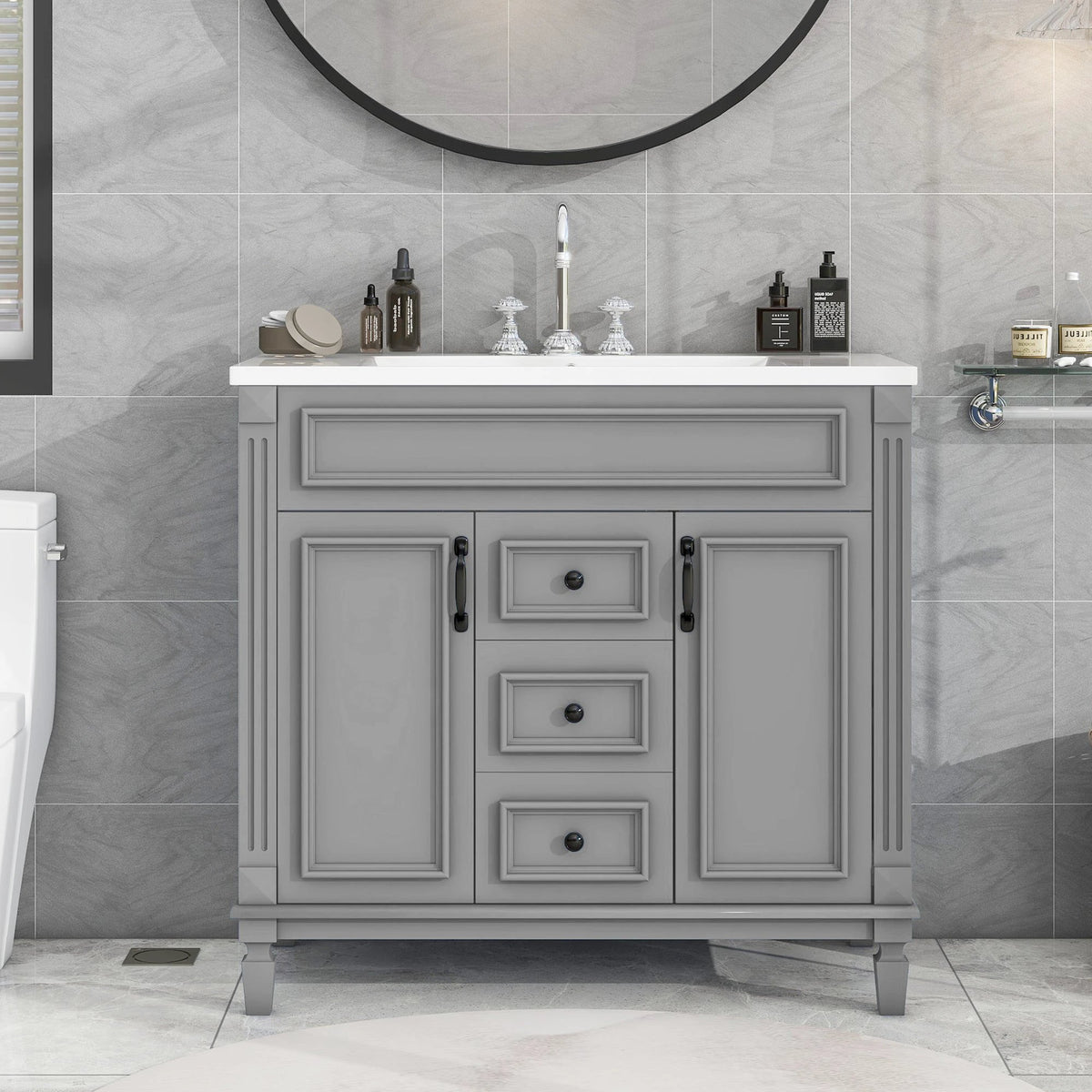 36'' Bathroom Vanity with Top Sink by eprolo