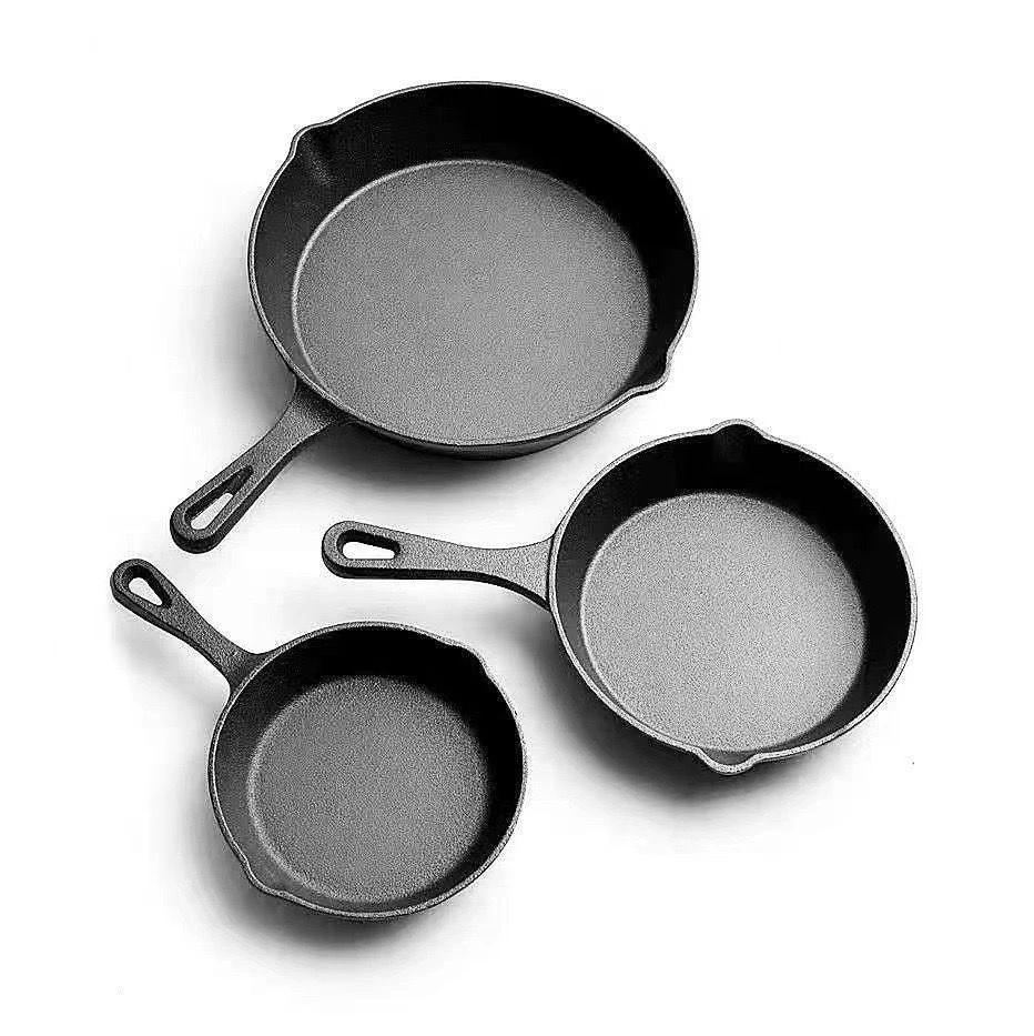 Non coated frying pan, small frying pan, household non stick flat bottomed pan set by eprolo