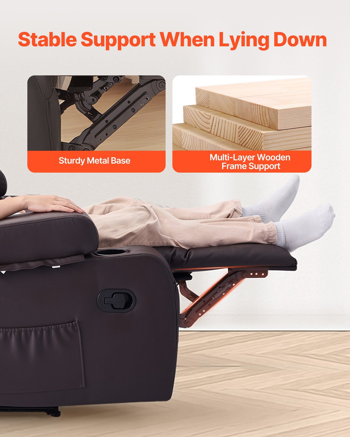 Fauteuil inclinable deux places