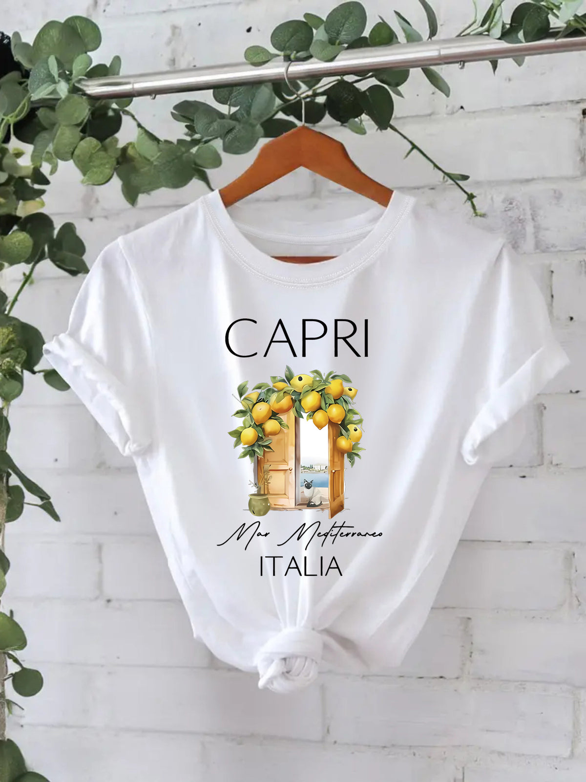 T-shirt imprimé à motifs