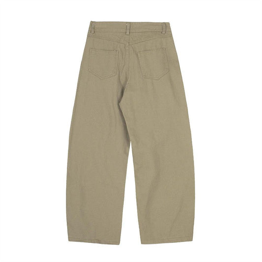 Plaid Strap Curved Knife Pants Work Pants by eprolo