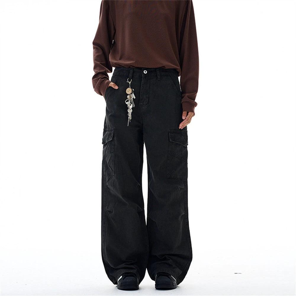 Multi Pocket Wide Leg Pants by eprolo