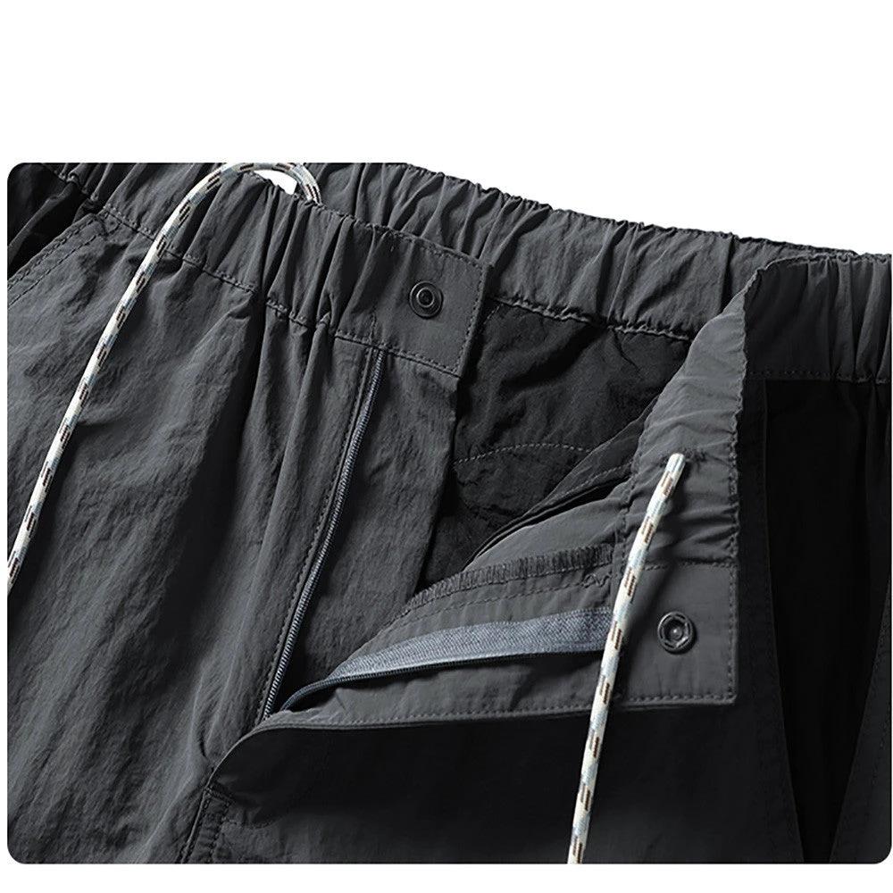Color Blocking Patchwork Drawstring Ankle Sports Pants by eprolo