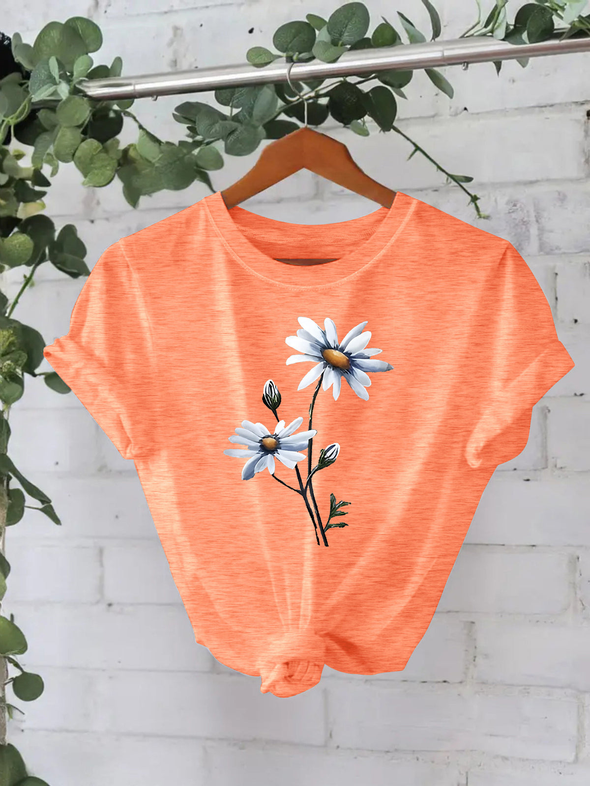 T-shirt à manches courtes imprimé floral