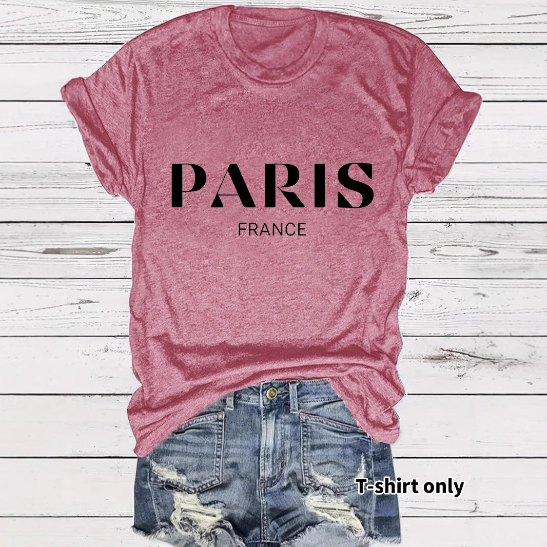 T-shirt lettres Paris