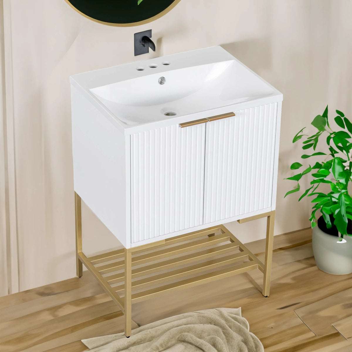 24" Bathroom Vanity with Sink by eprolo