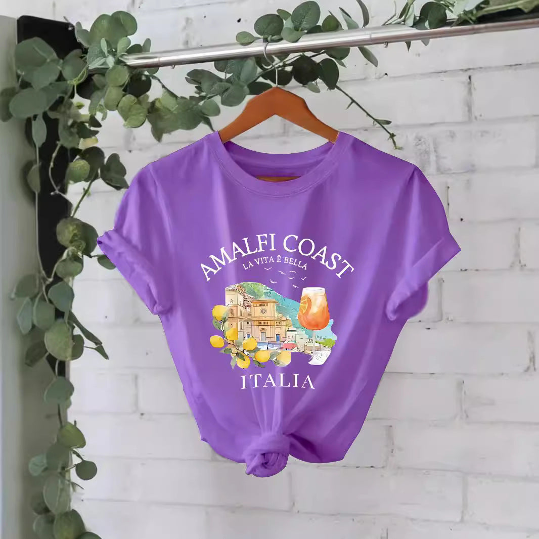 T-shirt imprimé à motifs