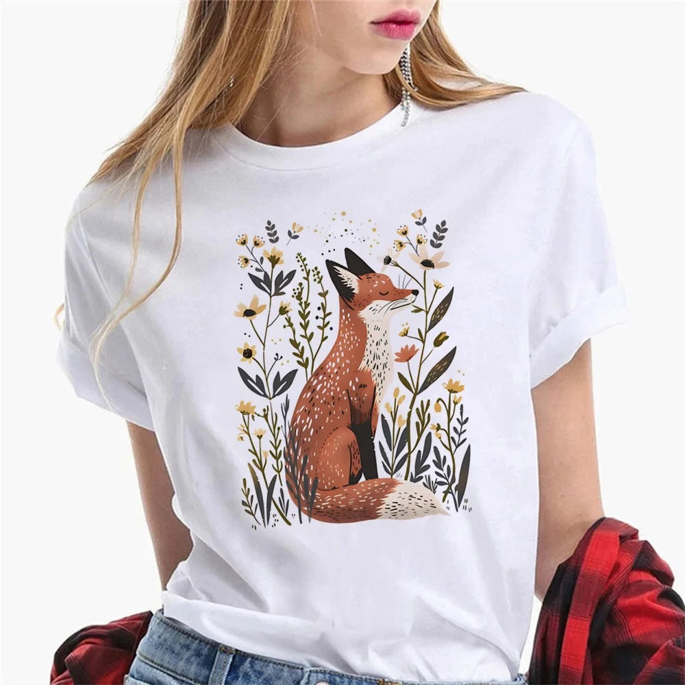 T-shirts Femme Graphiste T-shirts Filles Harajuku Cl