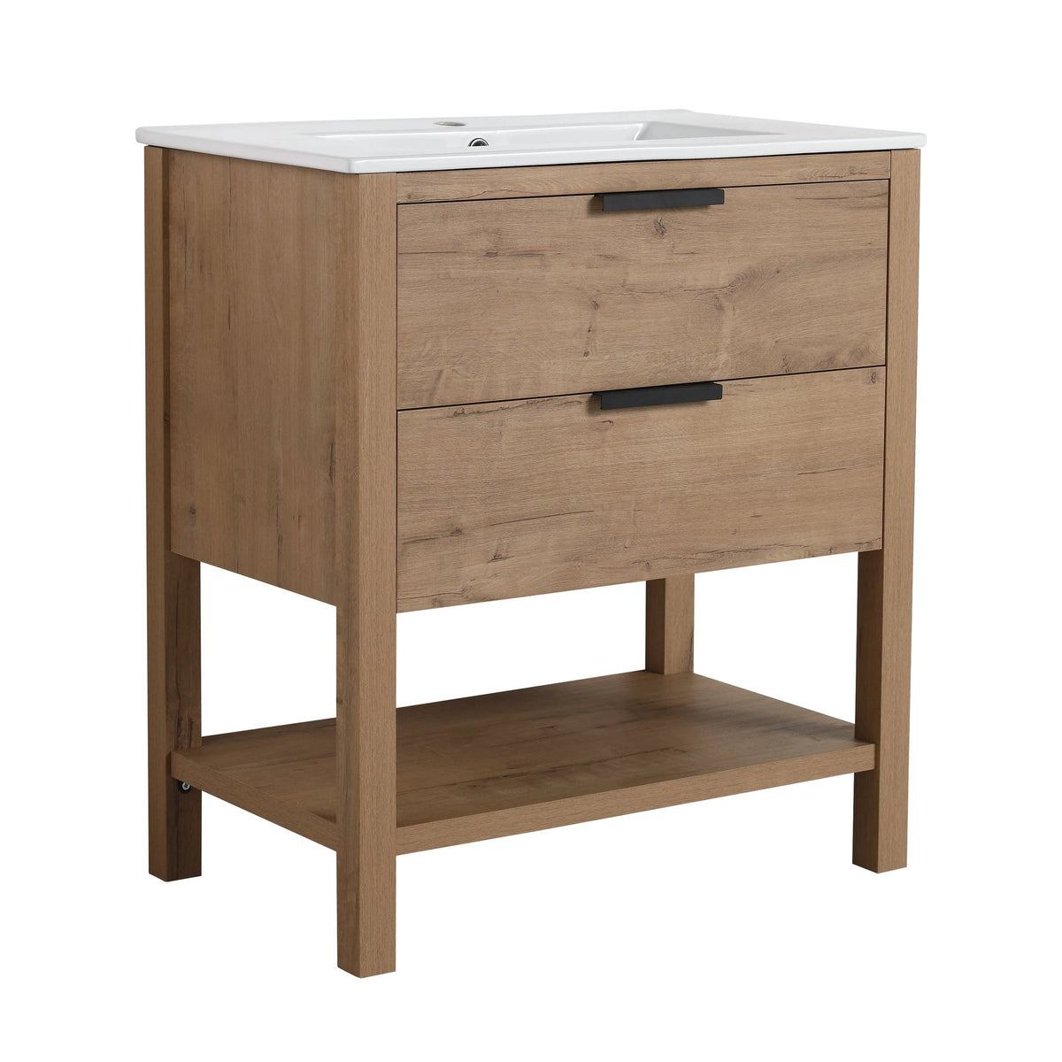 30 Inch Bathroom Vanity Plywood With 2 Drawers by eprolo