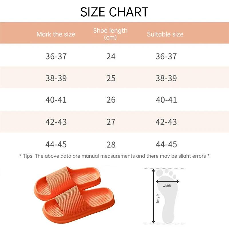 Unisex Fashion Sandals - Anti - Slip, Wear - Resistant EVA Thick Sole, Comfortable Home & Bathroom Flip - Flops by eprolo