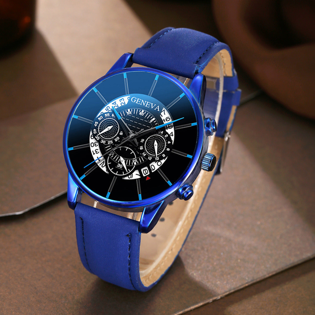 Reloj de cuero casual para hombre de negocios