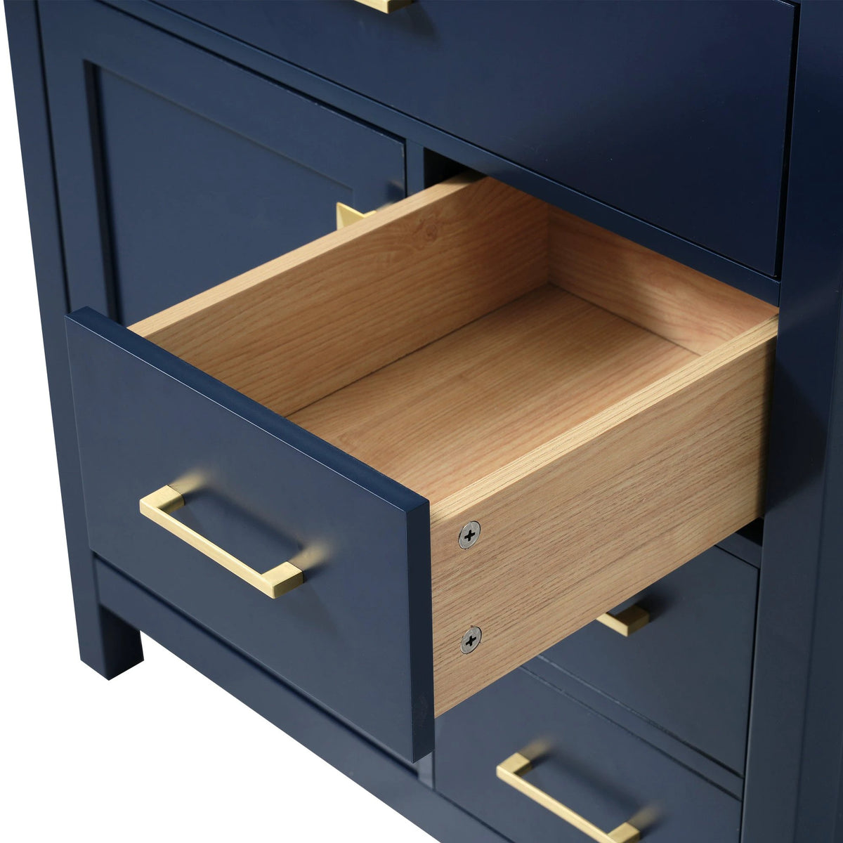 30-Inch Blue Bathroom Vanity with Ceramic Sink and Ample Storage - Ideal Choice for Small Bathrooms by eprolo