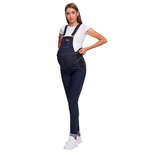 Belly Support Maternity Overall - Long