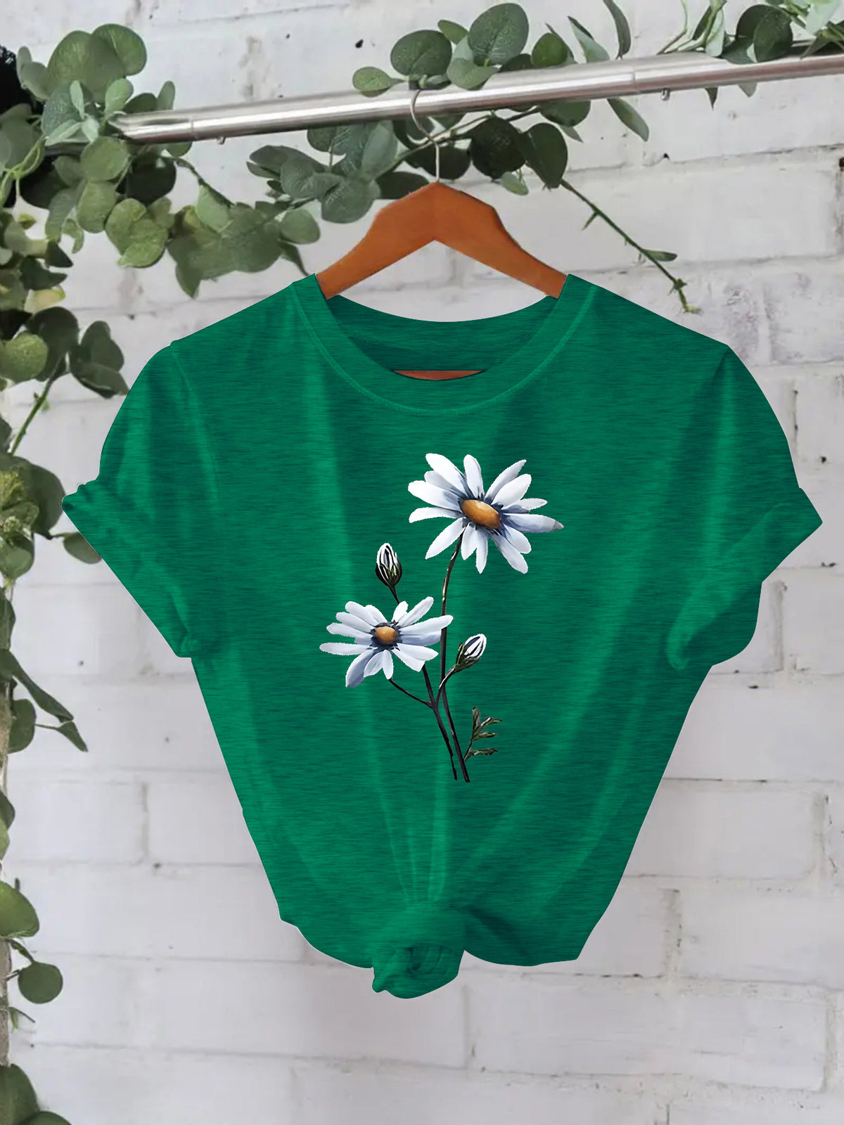 T-shirt à manches courtes imprimé floral