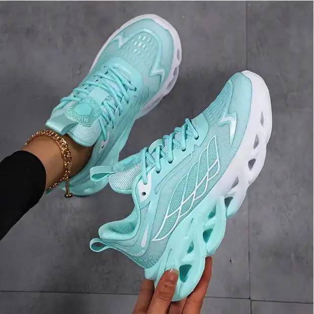 AeroStride lightweight running shoes in turquoise breathable mesh, athletic shoes pair.