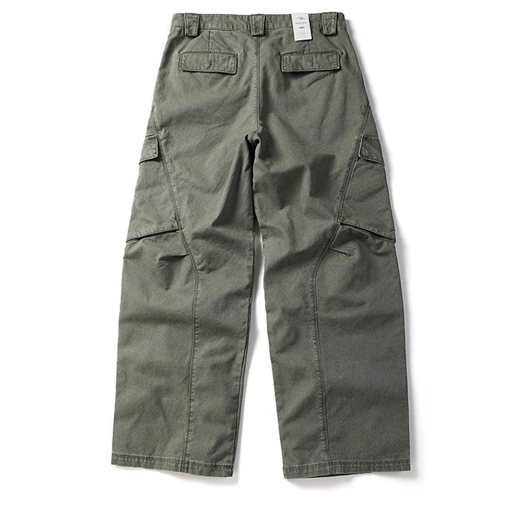 Multi pocket straight leg pants and long pants by eprolo