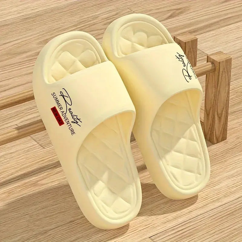 EvaStride Lightweight EVA Sandals, beige pair, Summer Breeze Collection, PrimeCanada.Store