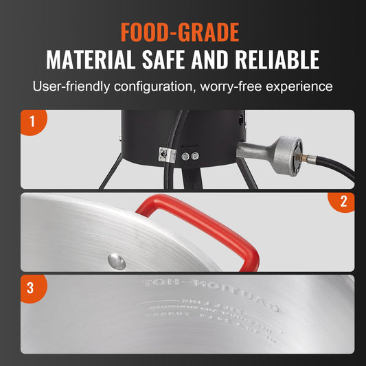 Friteuse à dinde, marmite à vapeur de 28 litres pour la dinde