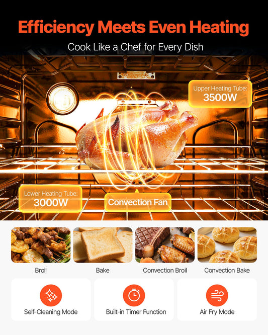 Cuisinière électrique de 30 po, 4,8 pi³